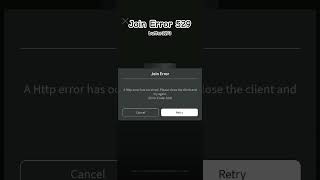 Join Error 529 in English roblox robloxerror [upl. by Anaul]