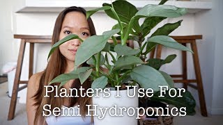 SEMI HYDROPONICS  NURSERY POTS AND PLANTER IDEAS [upl. by Naic]