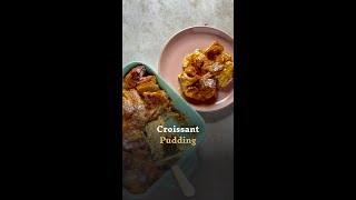 4 Step Croissant Pudding [upl. by Kcinnay]