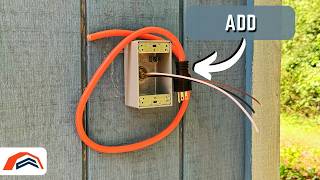 Basic DIY Shed Electrical Install [upl. by Saxela]