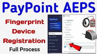 PayPoint Fingurprint Device Registration  PayPoint Morpho And Mantra Device Registration  PayPoint [upl. by Amanda]