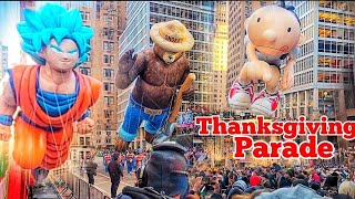 The world biggest character balloons Macys Thanksgiving parade 2023 [upl. by Nosylla861]