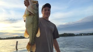 6 lbs Largemouth  Aug 23 2014 [upl. by Akeryt]