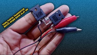 Hanya dengan TRANSISTOR bekas bisa jadi Alat SECANGGIH ini [upl. by Areyk354]