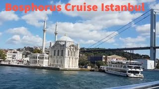 Bosphorus Cruise Istanbul  Part One [upl. by Biddle]