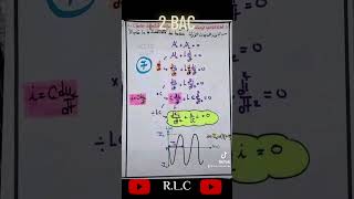 Circuit RLC  2 Bac PC  SVT  SM [upl. by Rowney100]