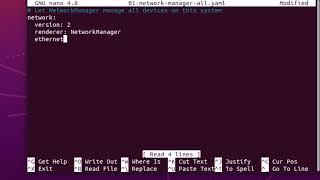 How To Set Static IP Address in Ubuntu Server 2004 [upl. by Gnouhc755]