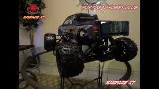 RAMPAGE XT RC MONSTER TRUCK UNBOXING [upl. by Lilia]