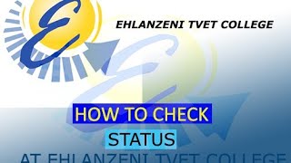 how to check status at ehlanzeni tvet college  Merry Christmas 🎅 🎄🤩 [upl. by Chadd906]