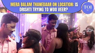 Mera Balam Thanedaar on location Bulbul gets jealous at the mask party [upl. by Lovash700]