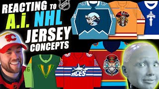 Ai NHL League Hockey Jersey Concepts [upl. by Irrot680]