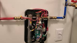 Rheem RTEX13 Tankless Water Heater NO hot water resolved [upl. by Ahsenrac]