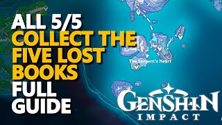 Collect the five lost books Genshin Impact All 55 [upl. by Ameh]