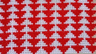 Easy amp Beautiful Crochet Patterns Design For EveryoneBeautiful Cross stitch Table Mat Door Mat [upl. by Ralaigh]