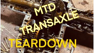 MTD Single Speed Transaxle Teardown [upl. by Adnik]