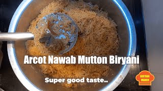 Arcot Nawabs Mutton Biryaniஆற்காடு நவாப் மட்டன் பிரியாணி1 kg Basmati Rice step by step making [upl. by Faxan675]