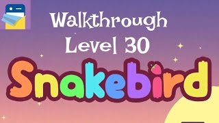 Snakebird Level 30 Walkthrough amp iOS iPhone 6S Gameplay by Noumenon Games [upl. by Weinrich]