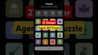 27 October Agent 301 Puzzle agent301 agent301puzzle [upl. by Jereme643]