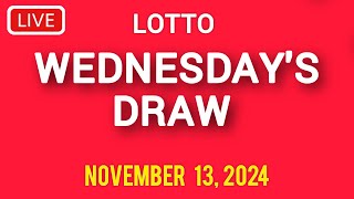 The National Lottery Lotto Draw Live Results from Wednesday 13 November 2024  lotto live tonight [upl. by Clint267]