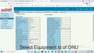 How to Bind profile in Gpon OLT through ONU Equipment Id  Gpon OLT Configuration Easy Step [upl. by Htebi]