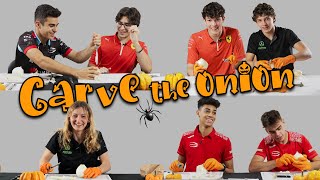 Carve the onion 🕷️The spookiest halloween tradition 🎃 [upl. by Kra]