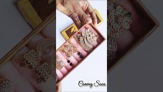 DIY Earring Holder Using Bangle Box Coming Soon  Bangle Box Reuse  Best Out Of Waste viral diy [upl. by Rothmuller]