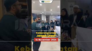 KEBERANGKATAN JAMAAH UMROH NAMIRA TRAVEL 14 NOV 2024 umrohhemat agentravelumroh [upl. by Anoi831]