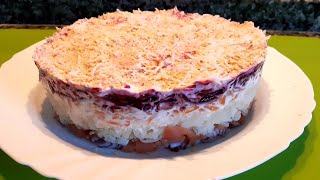 Pastel de salmon frio Facilísimo y buenísimo Deliciosa receta fácil de ensalada [upl. by Nissensohn598]