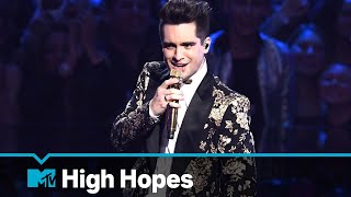 Panic At The Disco Perform quotHigh Hopesquot  MTV VMA  Live Performance [upl. by Eleets754]