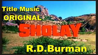 Sholay Title Music Original Music The Glorious Journey Of RDBurman [upl. by Breanne370]