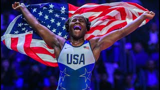 Olympic Gold Medalist Wrestler Tamyra MensahStock ‘I Love Representing The US Unlike Woke Peers [upl. by Anitteb]