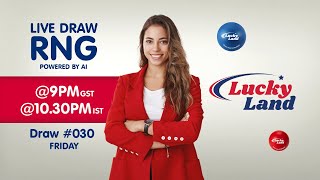 Lucky Land Live Draw 030 Friday1st Nov2024 [upl. by Addy]