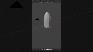 Hacer Cohete 3D en segundos  Blender [upl. by Latton337]