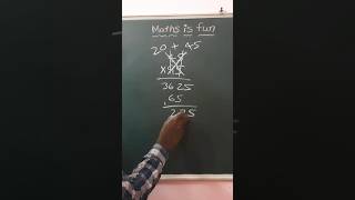 Fast multiplication tricks Easy Mathematics maths shorts short trendingshorts viralshorts [upl. by Columba103]