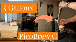 Manual Brew with a PicoBrew C  5 Gallons  4k [upl. by Vincelette]