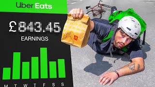 I Worked UberEats For 24 Hours NONSTOP And Made [upl. by Crabb80]