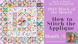 Block of the Month 2024 Pick a Petal  Month 5 [upl. by Dranel]