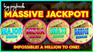 MASSIVE Million to One JACKPOT All Aboard Slots UNICORN BONUS [upl. by Bradford]