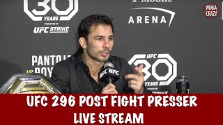 UFC 296 Edwards vs Covington Post Fight Press Conference Live Stream [upl. by Anitteb362]