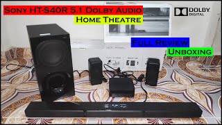 Sony HTS40R Real 51 Dolby Audio Home Theater Unboxing and Review  600W Dolby sound system sony [upl. by Yrrot]