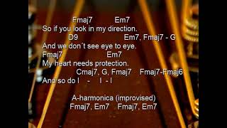 Karaoke Lotta Love Neil Young cover instrumental chords acoustic guitar lyrics [upl. by Brnaby635]