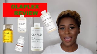 OLAPLEX REVIEW ON AFRO NATURAL AND RELAXED HAIR [upl. by Bibby]