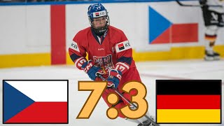 ČESKO VS NĚMECKO HLINKA GRETZKY CUP 2024 [upl. by Ailee]