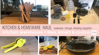 KITCHEN amp HOMEWARES HAUL  IKEA COSTCO KMART amp KITCHEN WAREHOUSE  THE SUNDAY STYLIST [upl. by Conlen]