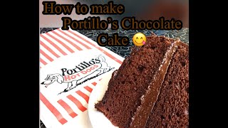 PORTILLO’s Chocolate Cake Recipe [upl. by Nikita733]