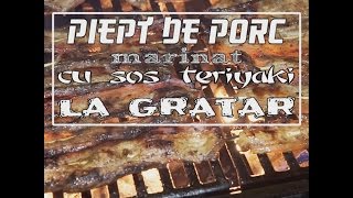 Frigarui din piept de porc marinat cu teriyaki la gratar  Bucataria lui Radu [upl. by Ennoryt325]