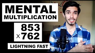 How to Multiply Numbers Lightning Fast like Shakuntala Devi Mental Maths 4 [upl. by Trinatte451]