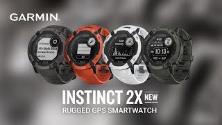 Garmin  Instinct 2X Solar Smartwatch [upl. by Acirem]