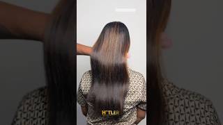 Damaged hair transformation botox treatment🔥Hairloss control Straight look Damaged repairShining [upl. by Atinaej186]