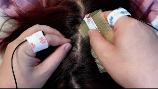 Relaxing Scalp Care ASMR  Gentle Hair Treatment [upl. by Charlot]